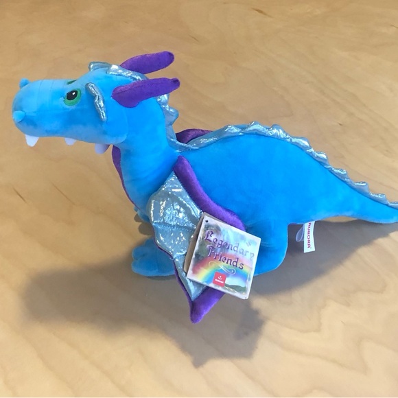 Melissa & Doug Other - NWT Aurora Legendary Friends Blue and Purple Dragon Plush Toy.
